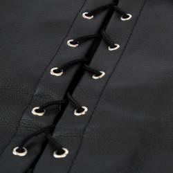 Ouch! Xtreme Camisole pour Bras Lace-Up Full Noire